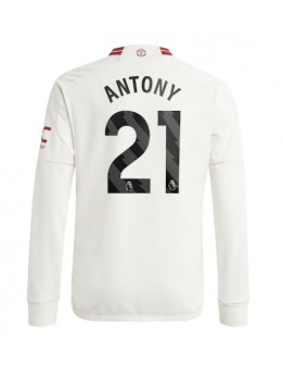 Manchester United Antony #21 Rezervni Dres 2023-24 Dugim Rukavima